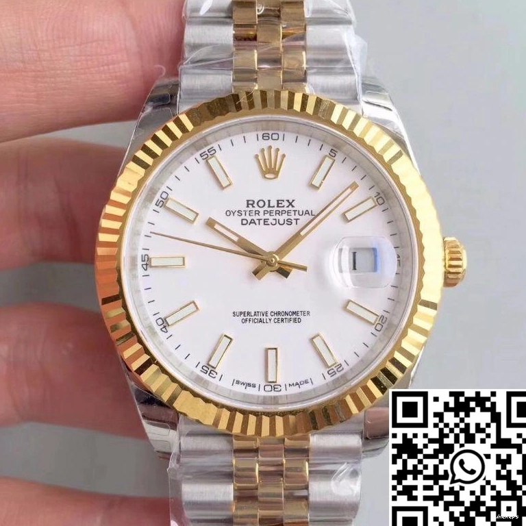 White Factory Dial Rolex Datejust M126333-0016 EW 1230